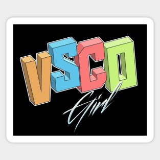 VSCO Girl / Aesthetic Type Design Sticker